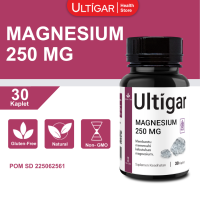 Ultigar Magnesium 250 mg - Botol isi 30 Kaplet - Suplemen kesehatan