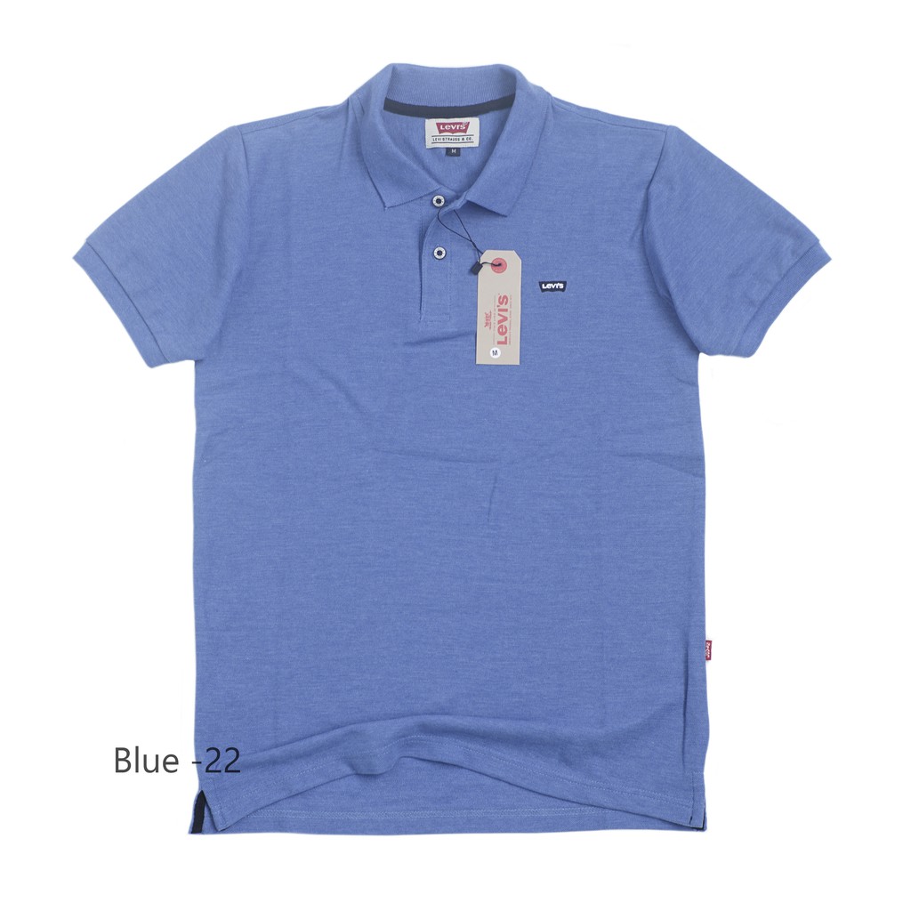 Kaos Polo - Kaos Pria Premium - Blue