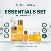 NPURE Paket 4 PCS Cleanser | Toner | Serum  | Moisturizer