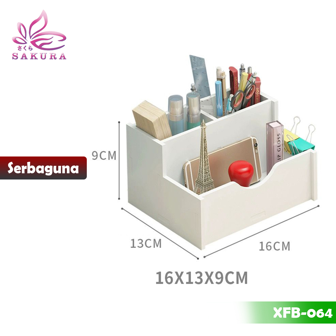 Rak Meja Lemari Penyimpanan Multi Lapis Kotak Alat Tulis Kecil Multifungsi Kreatif Di Desktop - SOSOYO