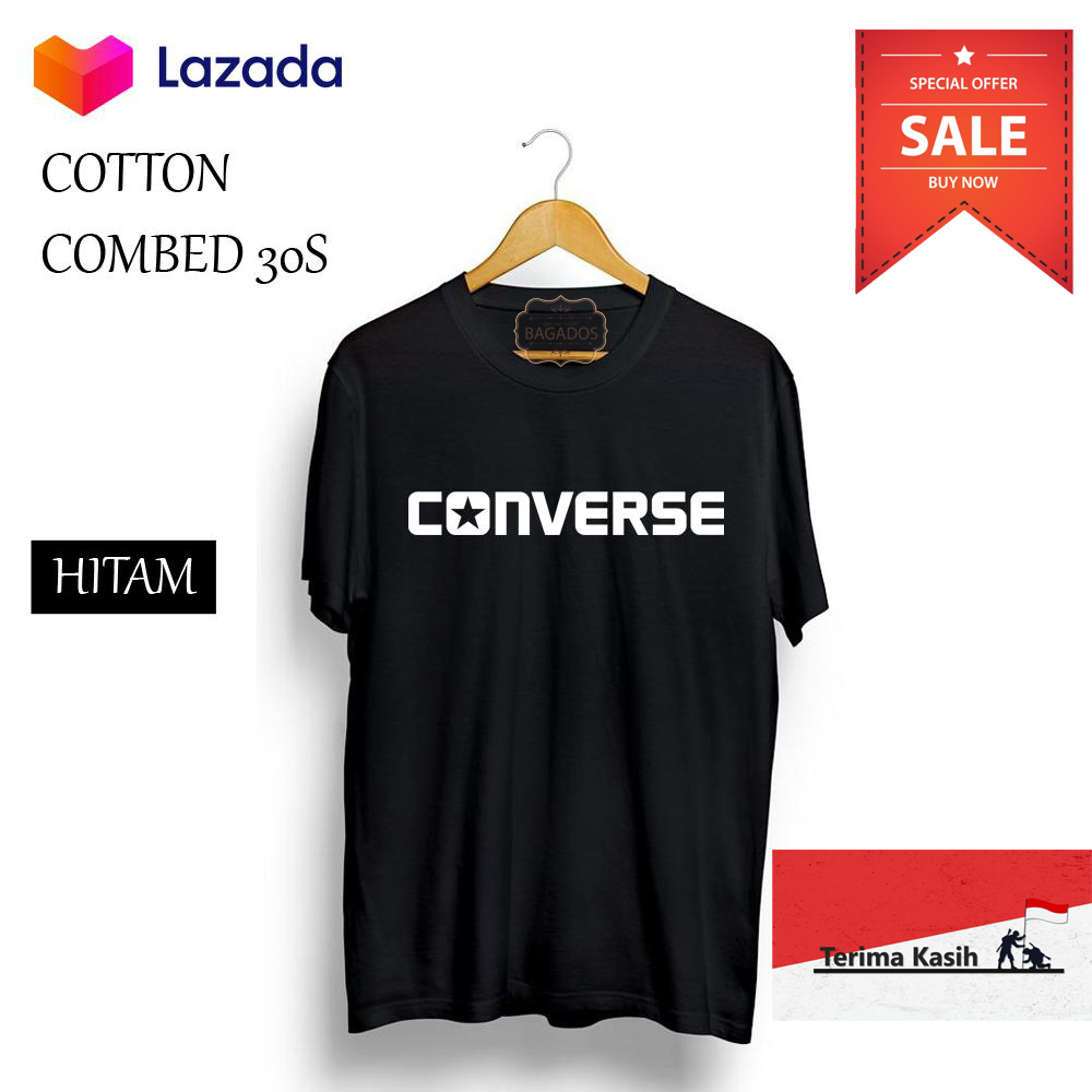 Kaos Distro 100% Soft Cotton Combed 30s / Kaos Distro Pria Converse1 / Kaos Converse1 kaos distro 100% soft cotton combed 30s / kaos distro pria converse1 / kaos converse1