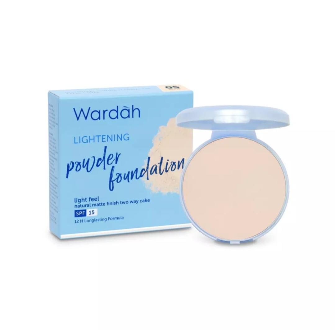Promo Bedak Wardah reffil lightning Fowder foundation