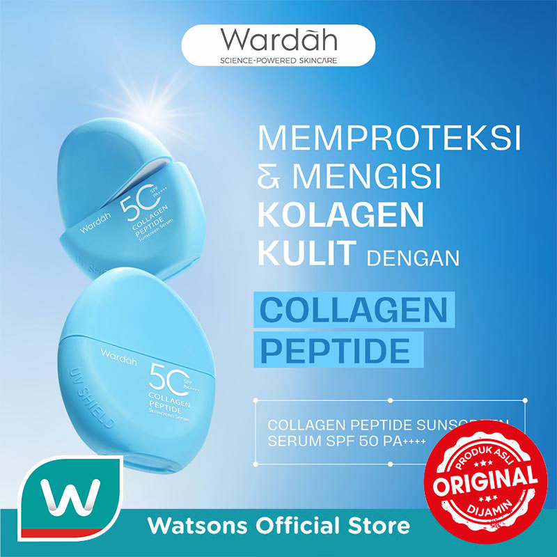 Wardah UV Shield Collagen Peptide Sunscreen Serum SPF 50 PA++++ 30ml