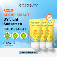 [TRIPLE PACK] CARASUN BUNDLE 3 PCS SOLAR SMART UV LIGHT SUNSCREEN SPF 50+ PA+++ 30 g
