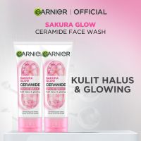 (PAKET HEMAT ISI 2) Garnier Sakura Glow Glowing Face Wash Skin Care - 100ml (Pembersih Wajah Untuk Kulit Cerah Merona)