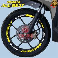 Stiker Lis Velg Motor All Honda Beat Cutting Sticker List Veleg Variasi Aksesoris Terbaru