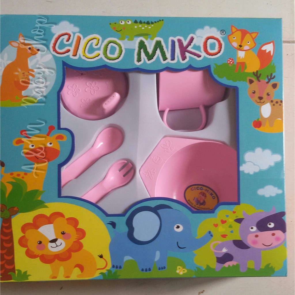 Feeding Set Tempat Makan Bayi Cico Miko Kecil