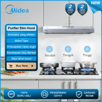 Midea 60cm 38W Purifier Slim Cooker Hood MH60F17EM21BB-ID/MH60F17EM21SB-ID