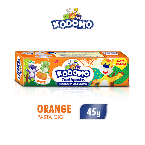 KODOMO Pasta Gigi Orange Tube 45GR