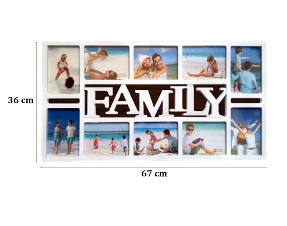 Bingkai Foto Memories 10 Slot Foto Hiasan Dinding Fancy Frame Foto Ukuran 3R Dan 4R