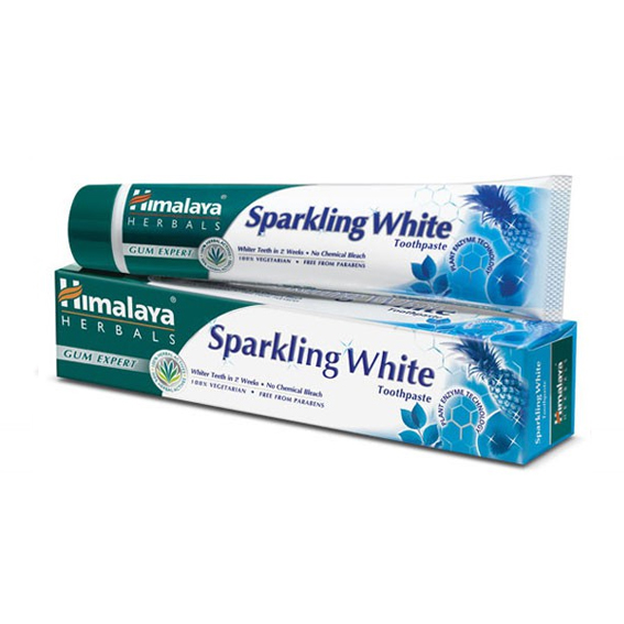 Himalaya Sparkling White Toothpaste 80 gr - 150 gr / Pasta Gigi Herbal Himalaya