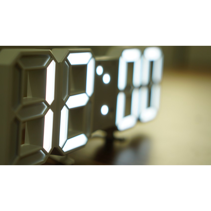 JAM DINDING DIGITAL LED/JAM MEJA-ALARM-SUHU/JAM 3D BESAR MODERN