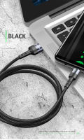USAMS U26 Kabel Data Type C 3A Fast Charge LED Indikator