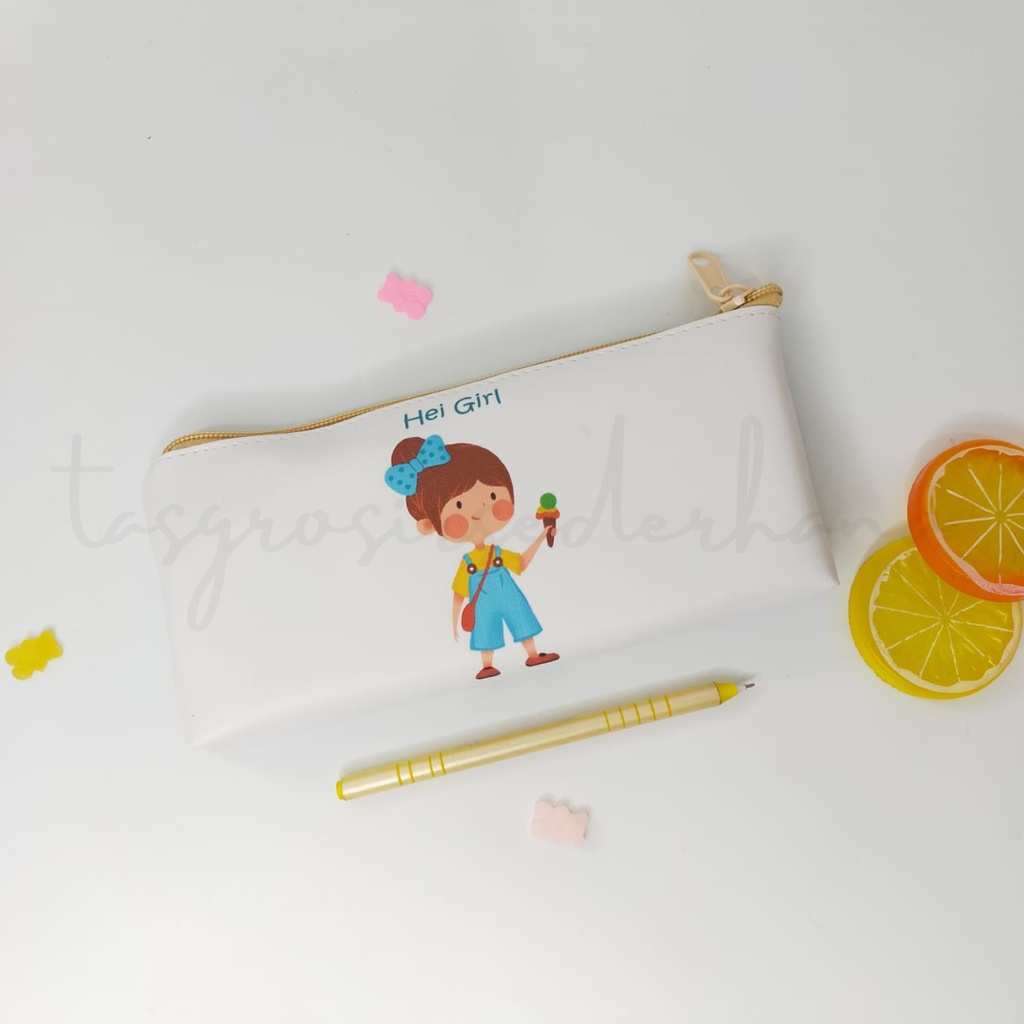 TGS - KOTAK PENSIL MOTIF KARTUN LUCU UNIK / KOTAK PULPEN / TEMPAT ALAT TULIS TERMURAH
