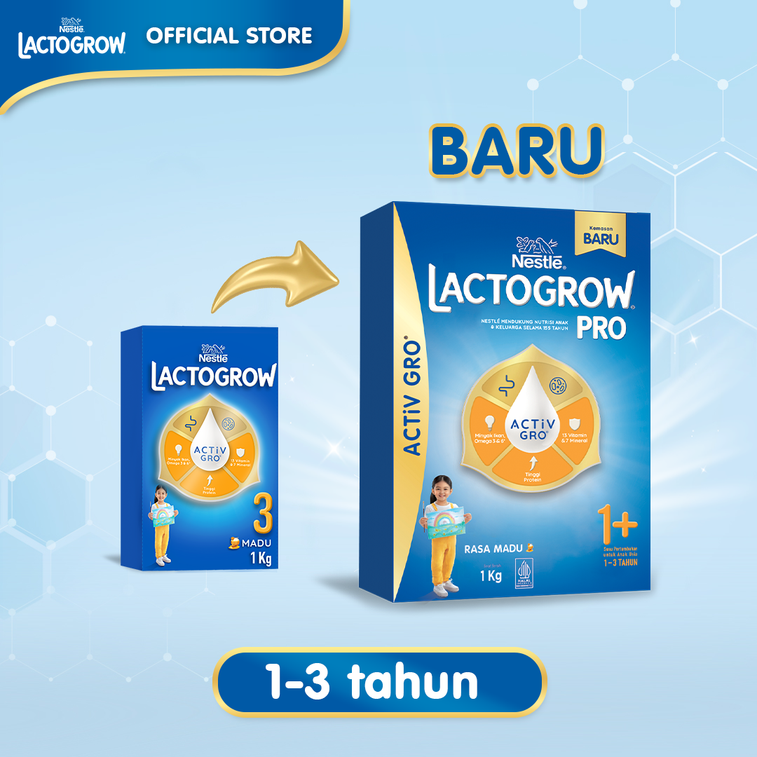 Lactogrow PRO 1+ Honey 1kg x4