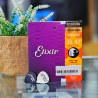 Elixir Phosphor Bronze Nanoweb Original Senar Guitar Akustik Anti Karat
