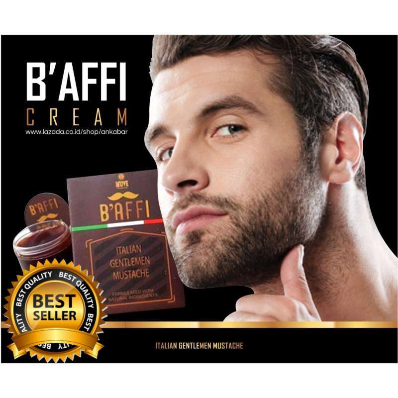 Baffi Cream Penumbuh Kumis Jenggot Jambang - Italian Gentleman Mustache