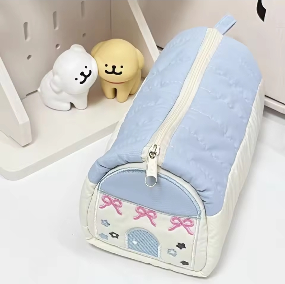 TEMPAT PENSIL LUCU MODEL LUMBUNG / PENCIL CASE CUTE BARN DESIGN