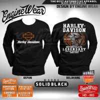 KAOS HARLEY DAVIDSON tshirt motor Harley Davidson baju motor klasik brotherhood otomotif racing HD003T