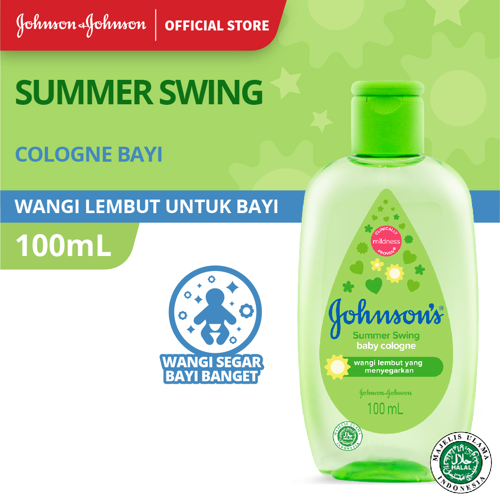 JOHNSONS Summer Swing Baby Cologne - Minyak Wangi Bayi 100ml