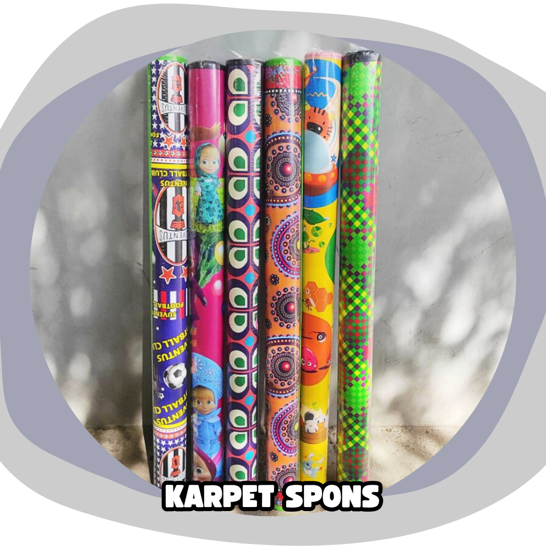 Karpet Spons Plastik 120x120 cm Premium – Empuk Nyaman & Mudah Dibersihkan (COD)