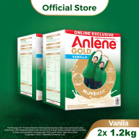 Anlene Gold 5X Vanilla 2x1.2kg - Nutrisi Tinggi Kalsium Untuk Tulang Sendi dan Otot