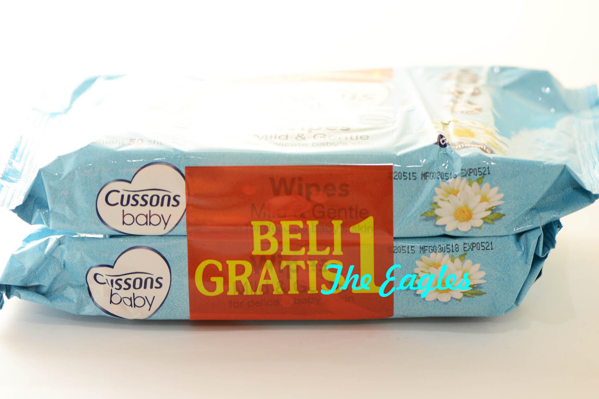 Detail Gambar tissue tisu tissu basah CUSSONS baby wipes Mild gentle biru chamomile bayi lembut mitu cusson 50 lembar pigeon pembersih lap refills Terbaru