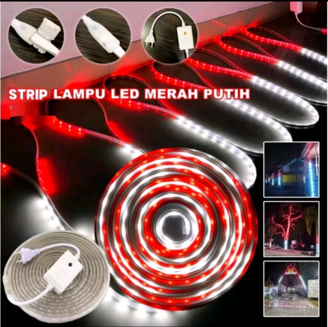 Lampu Led Strip Selang RGB 2835 3528 SMD Rope Light 10 Meter warna warni led strip rgb