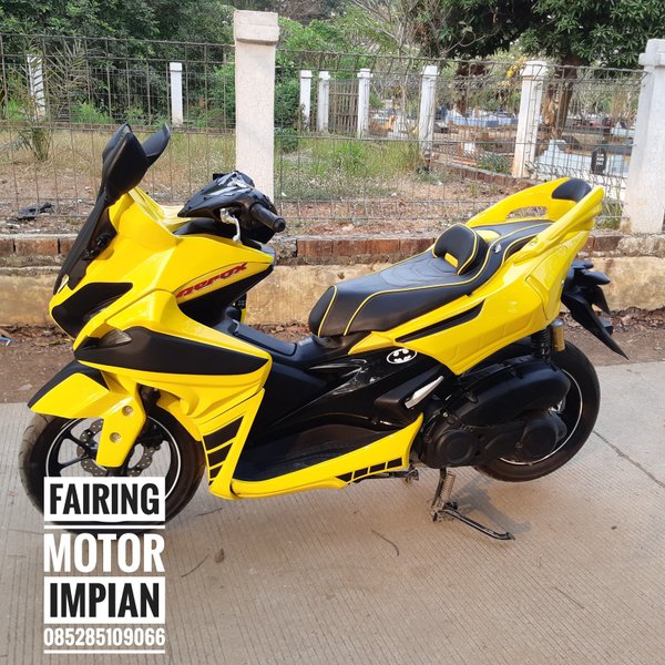 fullbody predator aerox kuning hitam Aksesoris Motor Yamaha Aerox
