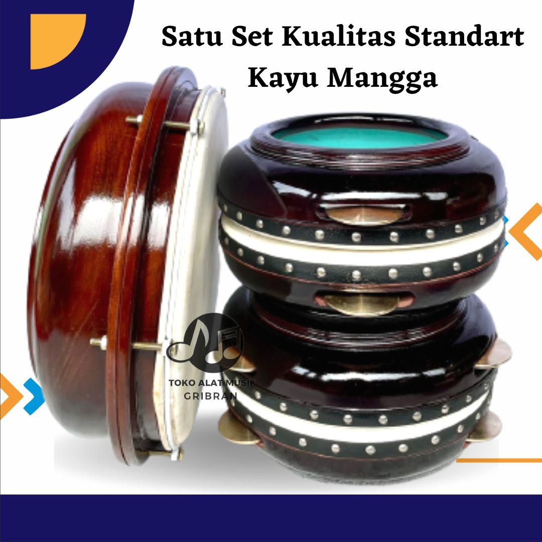 Hadroh 1 Set Lengkap Banjari Rebana Qasidah Berkualitas