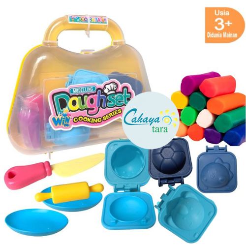 Mainan Set Clay Kemasan Tas Plastik Doughset Cooking Series Lilin Plastisin Edukasi Anak Play Fun Doh Cetakan Masak Masakan Playdough