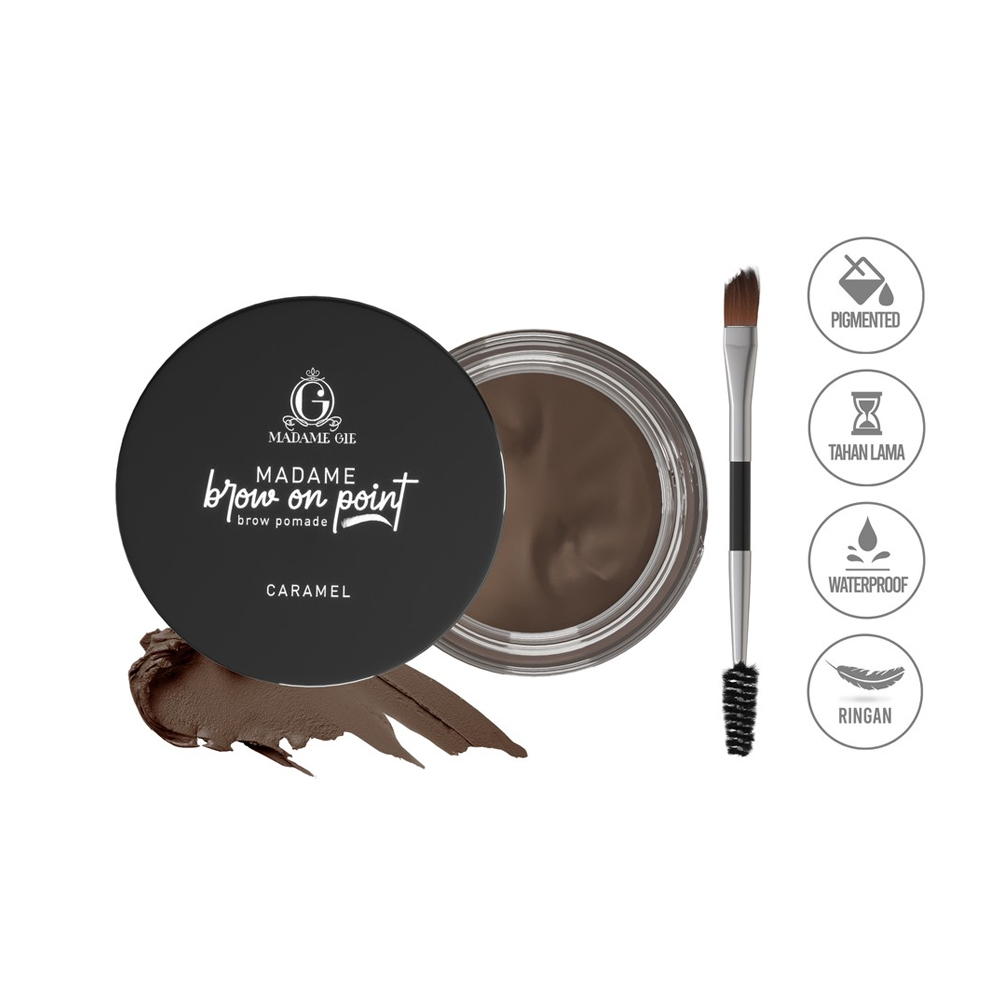 Madame Gie Brow On Point 3.5 gr - Pomade Cream Pensil Alis