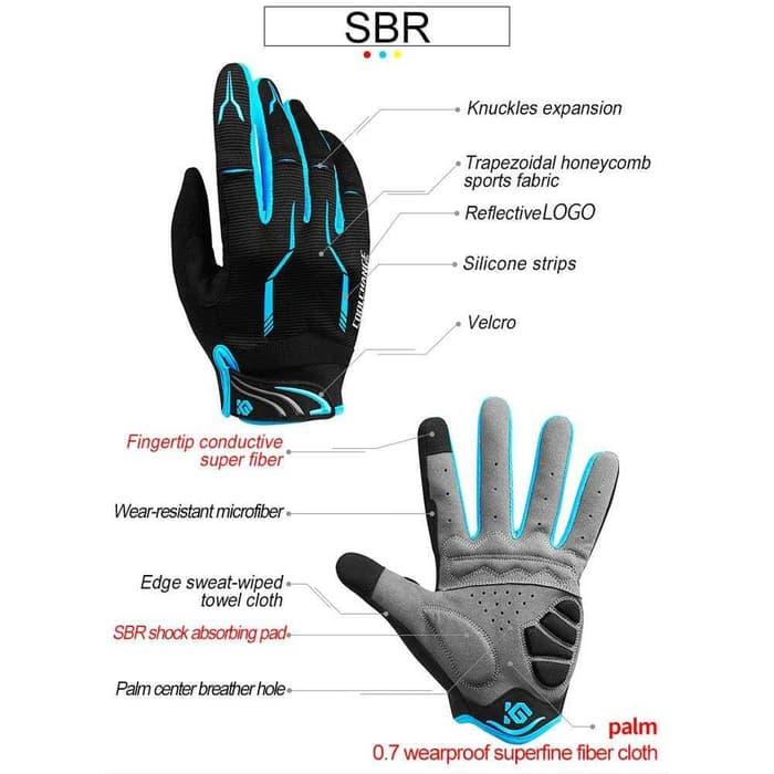 ... CoolChange Sarung Tangan Sepeda bike gloves SBR Pad breathable motor motorcycle MTB DJ FIXIE ROADBIKE motocross ...
