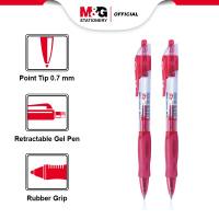 M&G Pulpen Gel Retractable Cetek Pen 0.7 mm 0.5 mm 8 Warna Biru Hitam