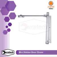 Ikura Tools Mini Hiden Door Closer Model Pintu Koboi Penutup Penahan Pintu Otomatis - Alat Penutup Pintu Otomatis Bisa Disetel Kekerasan - Engsel Koboi Door Closer - Door Stopper Hidden Untuk Pintu Kayu Aluminium PlastikPintu Otomatis Bisa Disetel