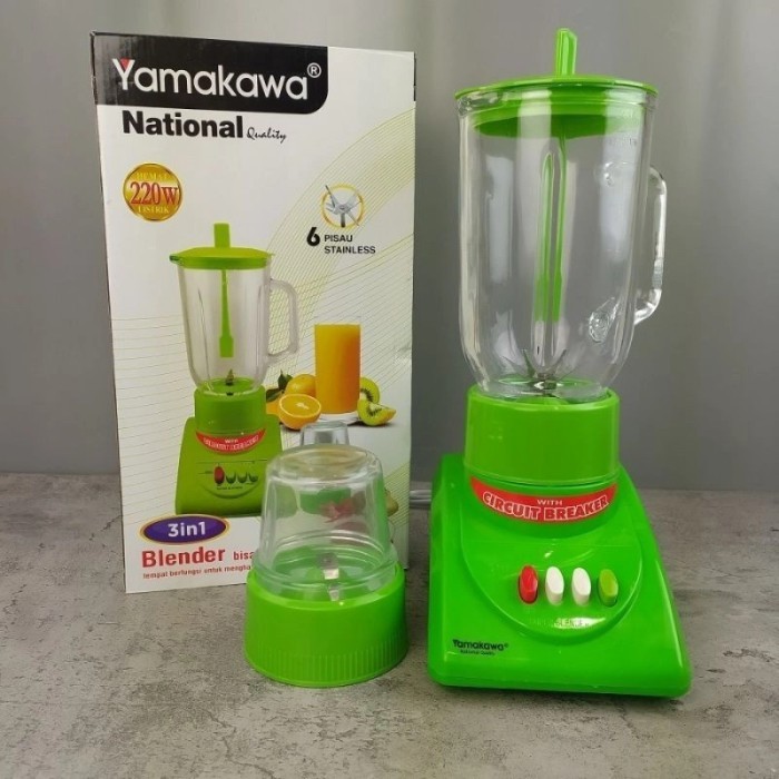 BestPriceShop Blender Kaca National Quality YAMAKAWA 3 IN 1
