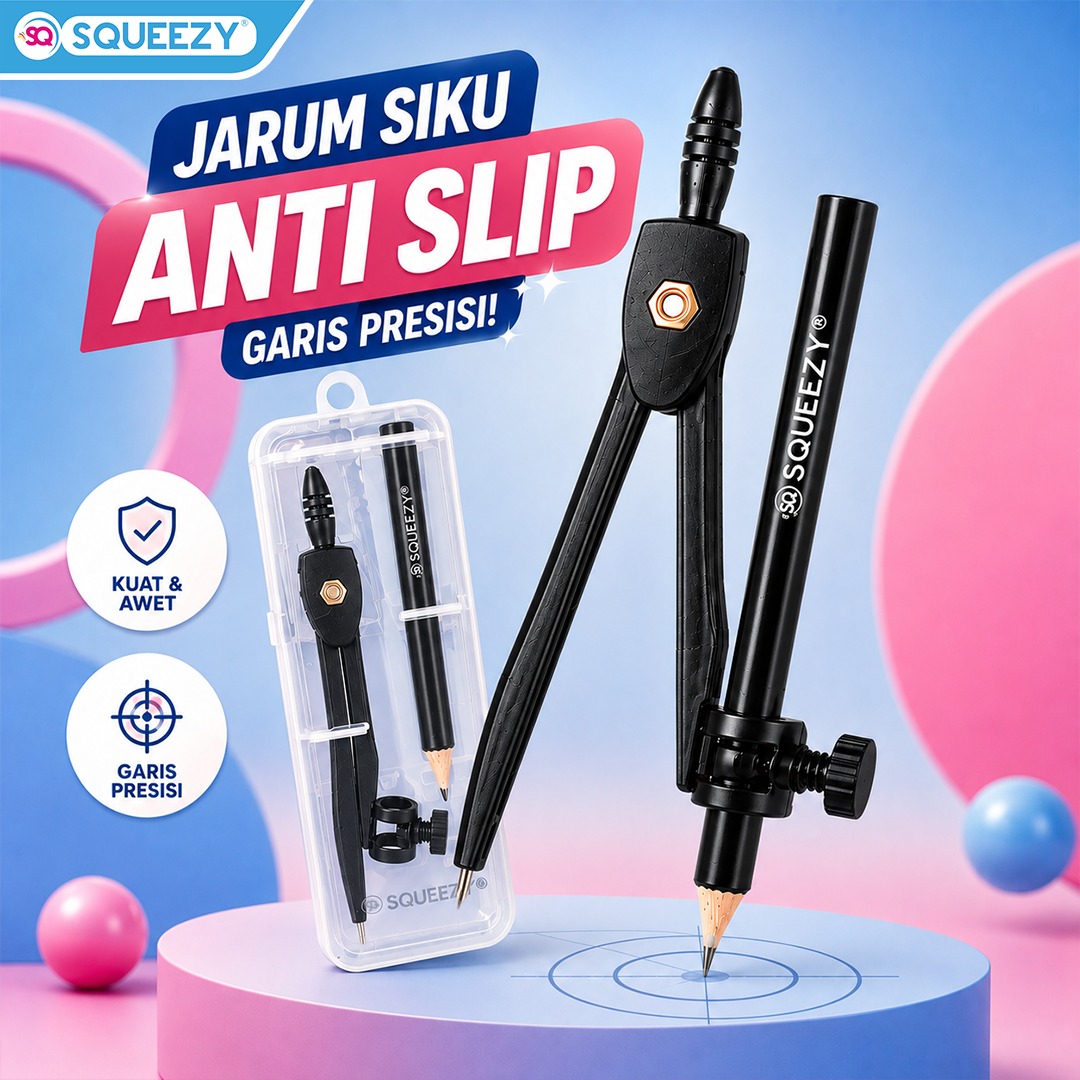 Jangka Set Pensil / Set Jangkar Fancy Anak DCS-SQ-3007