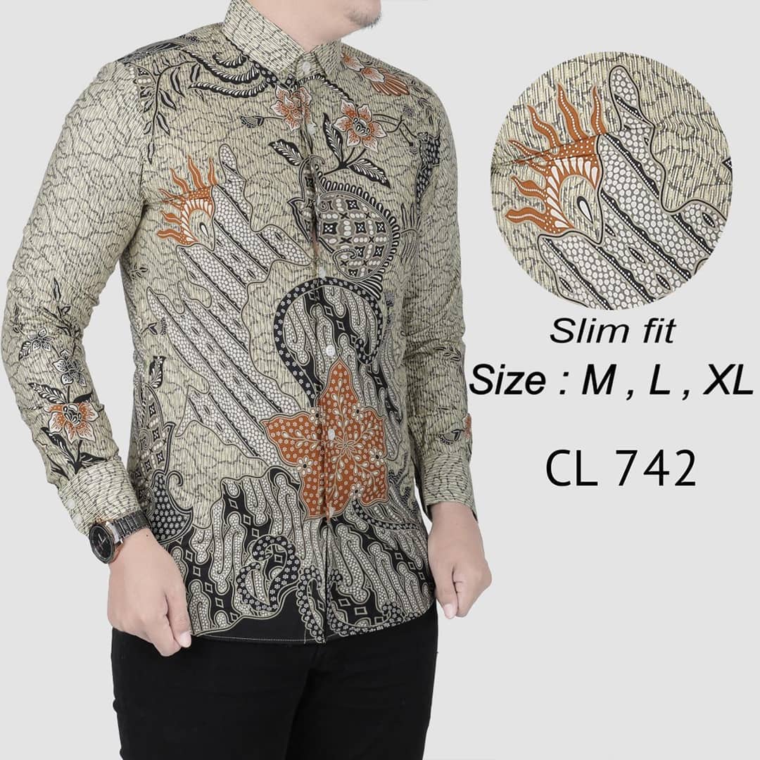Batik Slimfit Lengan Panjang Terlaris Kekinian batik slimfit lengan panjang terlaris kekinian
