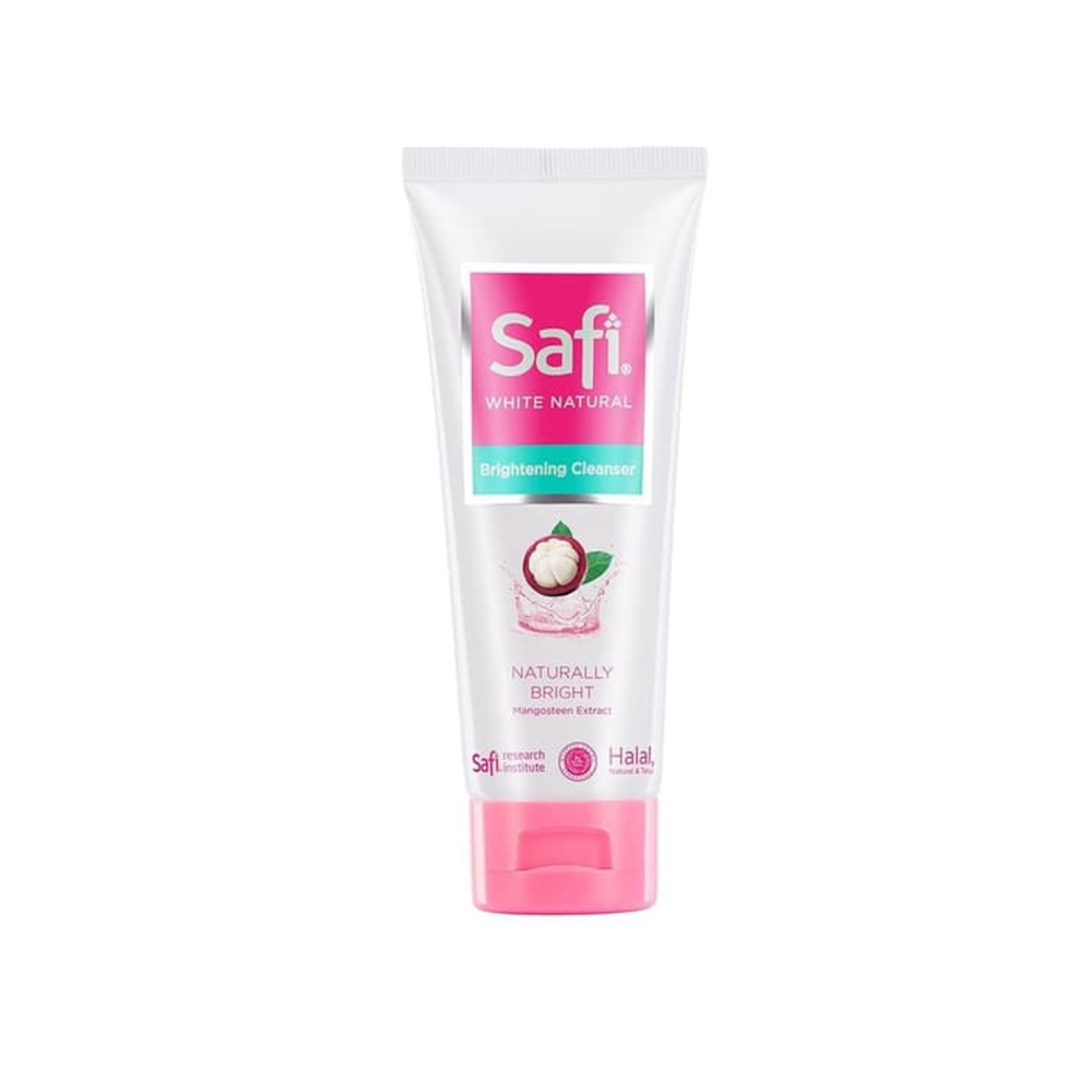 Safi White Natural Brightening Cleanser Mangosteen Extract 50 gr / 100 gr / Face Wash / Face Cleanser Safi / Pembersih Wajah Safi