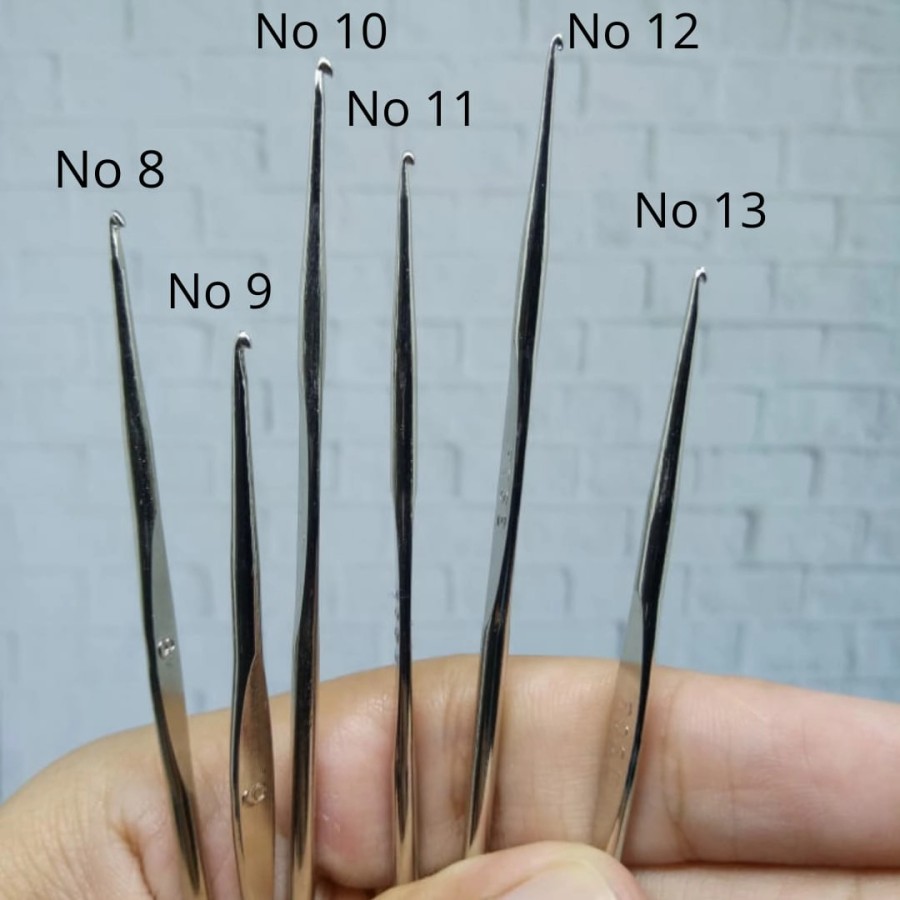 Crochet Hook Jarum Rajut 1pcs Brand Rose Jarum Sulam Menyulam Bahan Alumunium Warna Silver Double Side Stainless Steel High Quality Murah Kualitas Bagus Peralatan Perlengkapan Kerajinan Craft Kesenian Art Seni Hakpen Mudah Digunakan Shopping Arena Malang