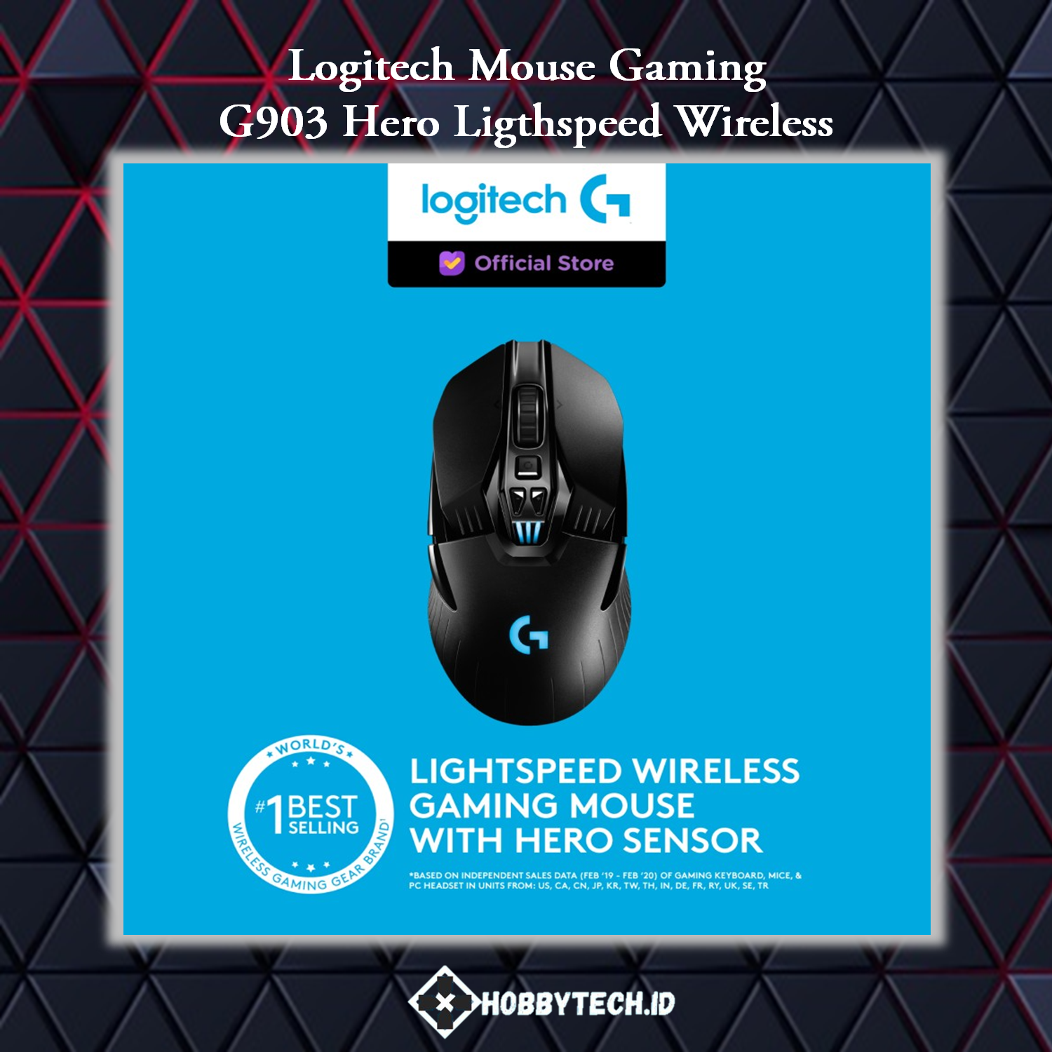 Logitech-G G903 HERO Lightspeed Wireless Gaming Mouse