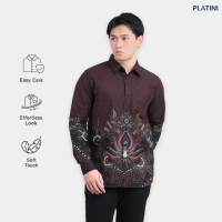 Platini Kemeja Batik Pria Lengan Panjang Katun 36139