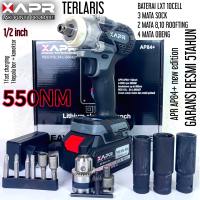 PROMO APR JAPAN IMPACT WRENCH TYPE AP84+ 550NM BATERAI 88V STANDART FULLSET AKSESORIS LXT 10CELL