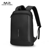 SmallAnt Mark Ryden Ransel Laptop Ramping Pria Tipis Back Pack 15.6 Inch Work Man Ransel Tas Bisnis Unisex Hitam Ransel Ultralight
