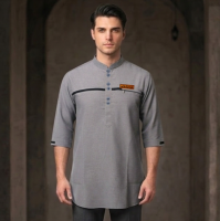 Baju koko dewasa terbaru 2025 kurta arafah Lengan 3/4 Bahan Katun OXFORD premium quality