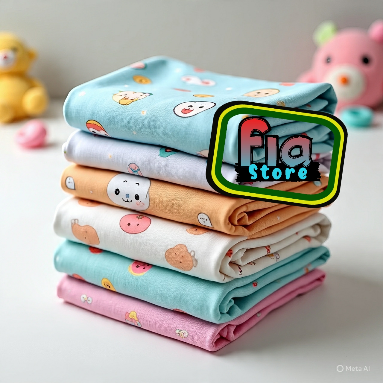 BEST SELLER !!! 1 LUSIN (12 PCS) / 6 PCS BEDONG MURAH - kain pernel bayi size besar 110x90