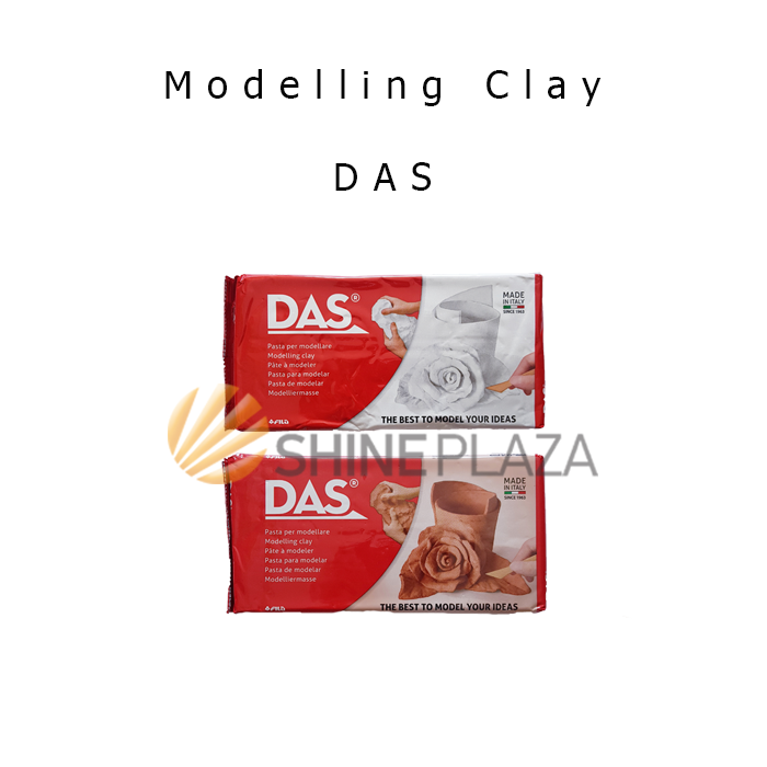 Das Modeling Air Drying Clay 1000gr Tanah Liat Putih Teracota Coklat 1Kg