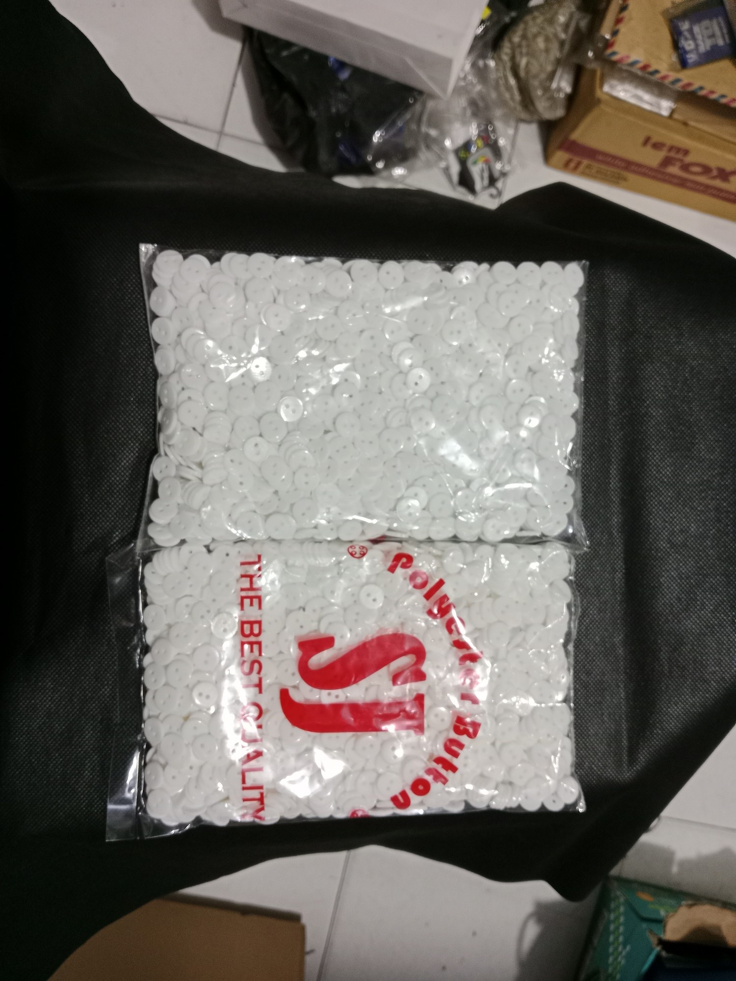 kancing kemeja/ baju 2 lubang murah ukuran 11mm