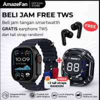AmazeFan Smartwatch X20 Ultra Black Jam Tangan Pria Wanita Fashion Sport 49mm Titanium & Heartrate smartwatch 100% original Jam Tangan Pintar Multifungsi smartwatch untuk olahraga / smartwatch fitness tracker smartwatch murah smartwatch terbaik 2025