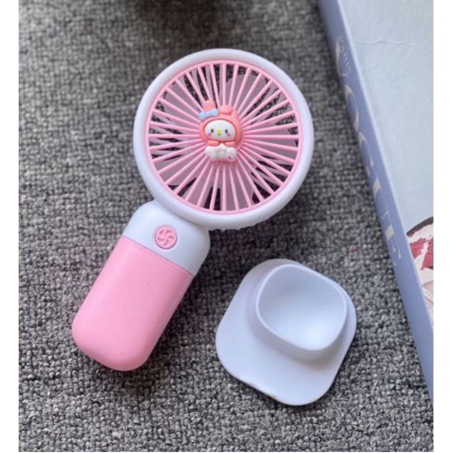 LARIS Kipas Angin Genggam Mini Portable USB Charge Motif Dan Warna Cute Kipas Genggam Mini Fan Cu...